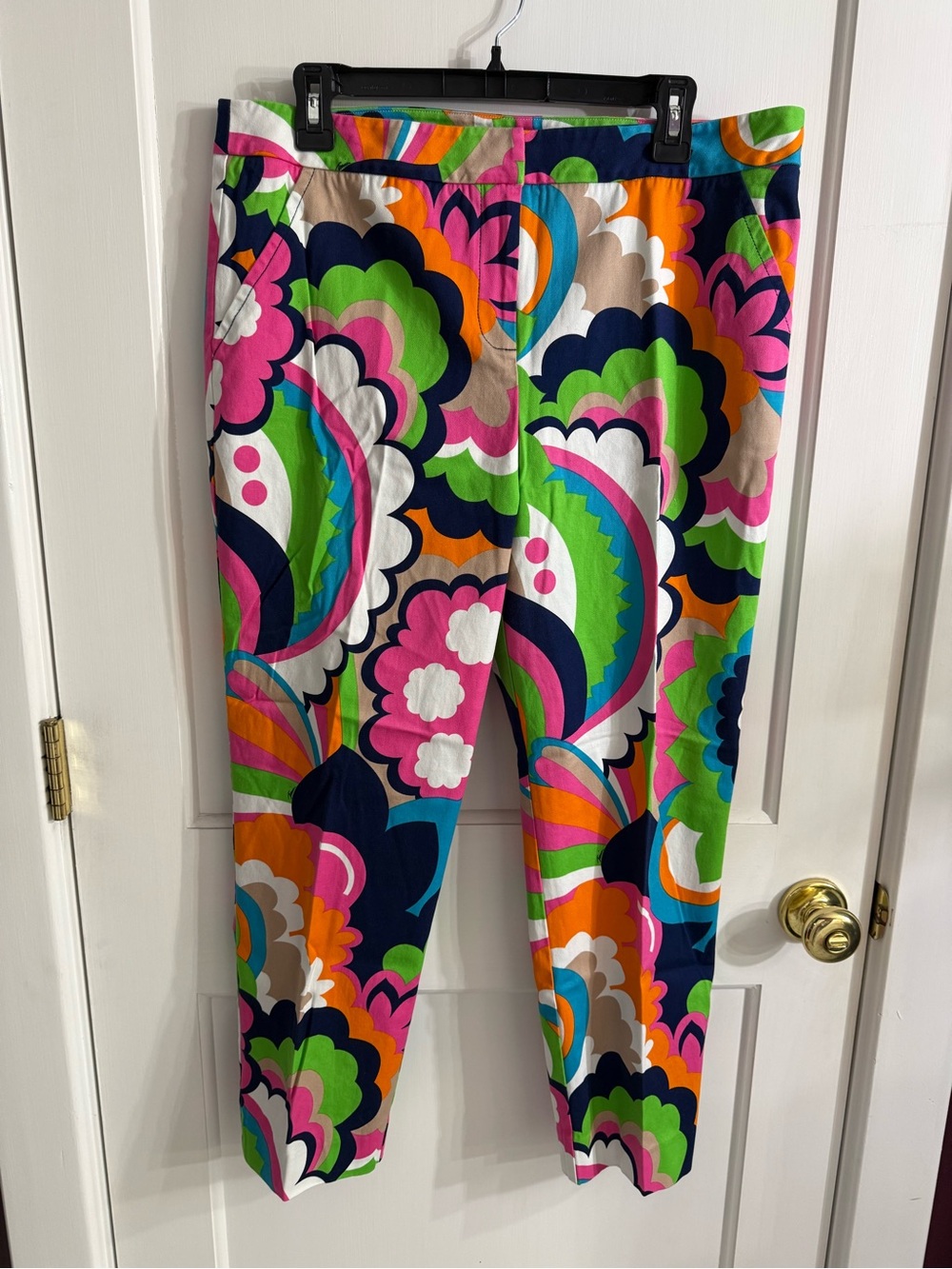 Vibrant Multicolor Trina Turk Lulu Cropped Pants